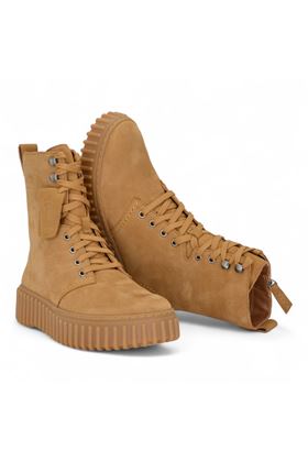 Polacco donna in camoscio colore sabbia, CLARKS | TORHILL STYLE-LIGHT TAN WLINED